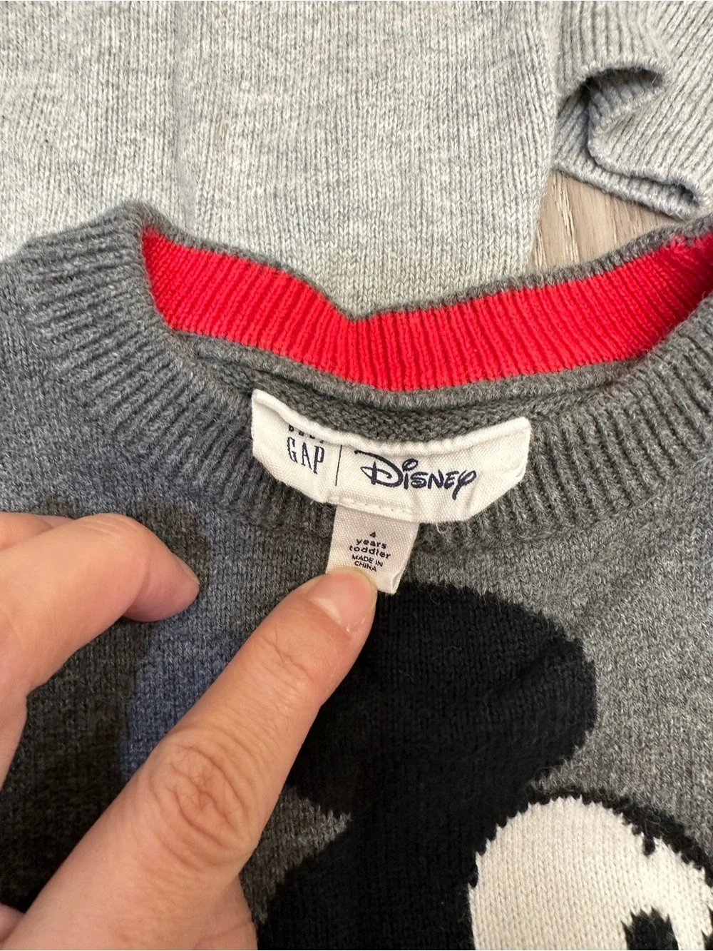 Gap Mickey Mouse and Dinosaur Toddler Sweater